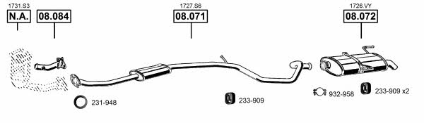 PE081755 Asmet Exhaust system