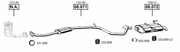 PE081760 Asmet Exhaust system