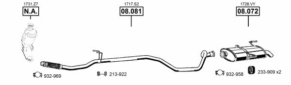 PE081780 Asmet Exhaust system