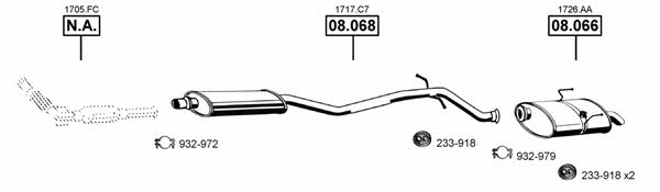 PE083525 Asmet Exhaust system