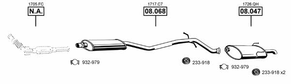 PE083720 Asmet Exhaust system