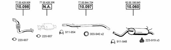  RE102395 Exhaust system RE102395