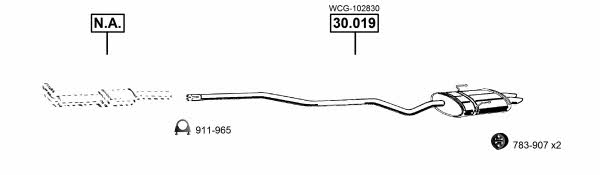 RO300835 Asmet Exhaust system