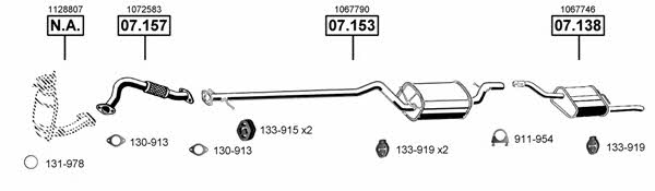 FO072600 Asmet Exhaust system