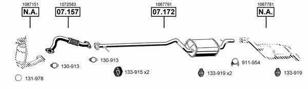 FO072650 Asmet Exhaust system