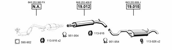SE190620 Asmet Exhaust system