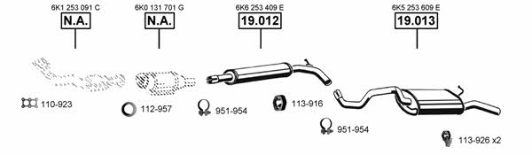 SE190780 Asmet Exhaust system