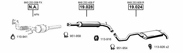 SE191785 Asmet Exhaust system
