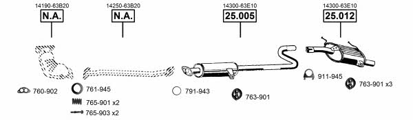 SU251580 Asmet Exhaust system