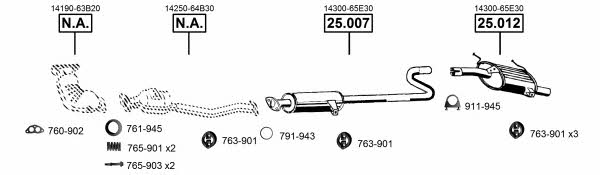 SU251595 Asmet Exhaust system