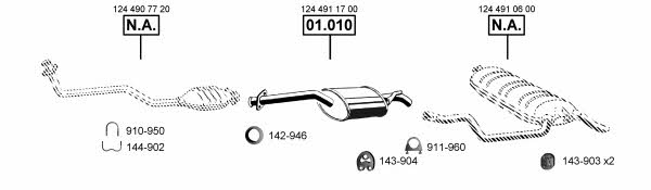 ME011915 Asmet Exhaust system