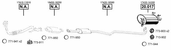 TO201530 Asmet Exhaust system