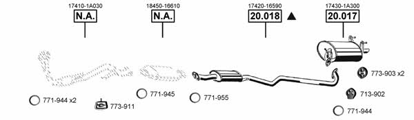 TO201660 Asmet Exhaust system