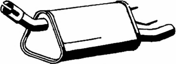 Rear exhaust silencer Opel Corsa B: 05127 Asmet End Silencer