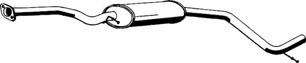 Middle silencer Ford Mondeo: 07119 Asmet Resonator