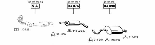 AU060105 Asmet Exhaust system