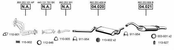 AU060385 Asmet Exhaust system