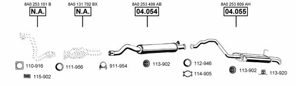 AU061120 Asmet Exhaust system