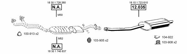BM120820 Asmet Exhaust system