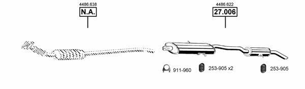 CH270350 Asmet Exhaust system