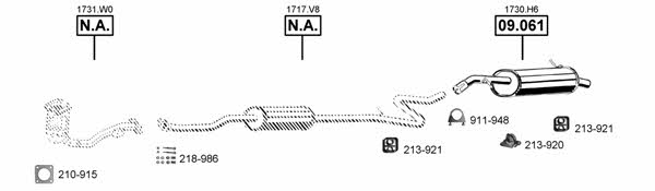 CI090865 Asmet Exhaust system