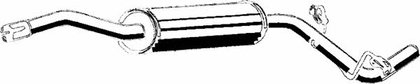Exhaust middle box Skoda: 21018 Asmet Central silencer