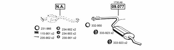 CI091542 Asmet Exhaust system