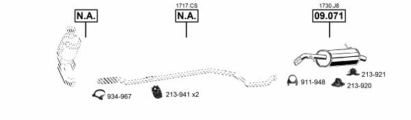 CI090880 Asmet Exhaust system
