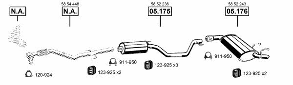 OP054745 Asmet Exhaust system
