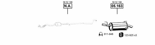 OP053902 Asmet Exhaust system