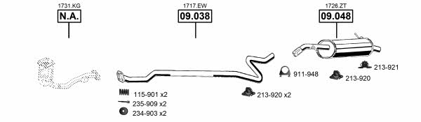 CI090902 Asmet Exhaust system