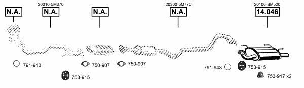 NI140263 Asmet Exhaust system