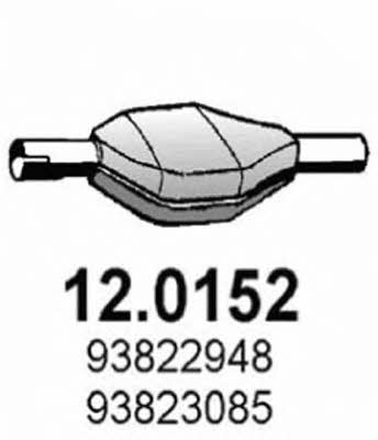 Asso 12.0152 Catalytic Converter 120152