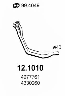  12.1010 Exhaust pipe 121010