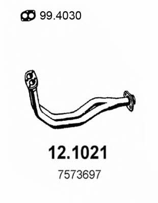  12.1021 Exhaust pipe 121021