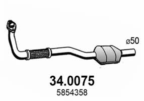 Asso 34.0075 Catalytic Converter 340075