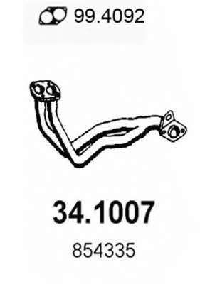 Asso 34.1007 Exhaust pipe 341007