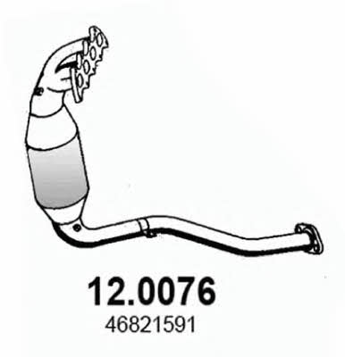 Asso 12.0076 Catalytic Converter 120076