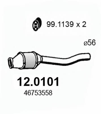 Asso 12.0101 Catalytic Converter 120101