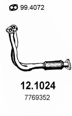 Asso 12.1024 Exhaust pipe 121024