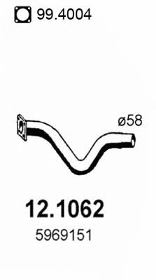 Asso 12.1062 Exhaust pipe 121062