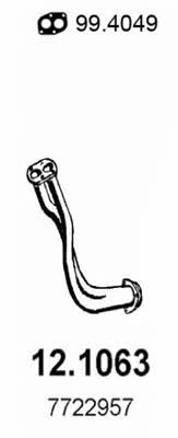 Asso 12.1063 Exhaust pipe 121063