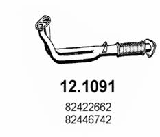 Asso 12.1091 Exhaust pipe 121091