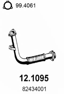 Asso 12.1095 Exhaust pipe 121095