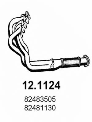 Asso 12.1124 Exhaust pipe 121124