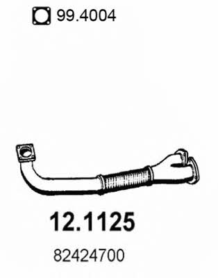 Asso 12.1125 Exhaust pipe 121125
