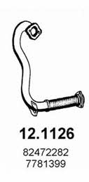 Asso 12.1126 Exhaust pipe 121126