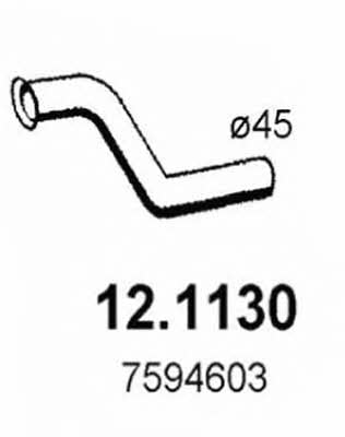 Asso 12.1130 Exhaust pipe 121130