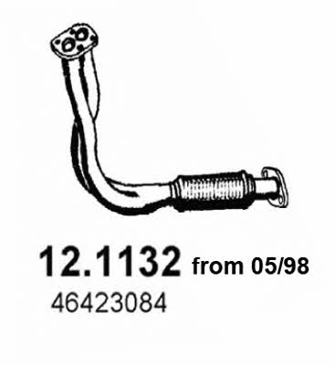 Asso 12.1132 Exhaust pipe 121132