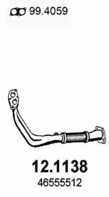Asso 12.1138 Exhaust pipe 121138